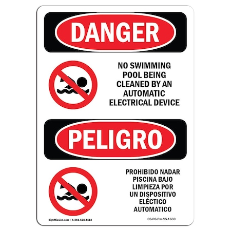 OSHA Danger, 18 Height, Aluminum